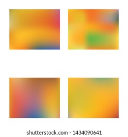 Inspiring colorful modern background. Vector illustration flyer. Vibrant backdrop with bright rainbow colors. Yellow easy editable and soft colored banner template.