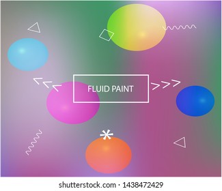 Inspiring colorful modern background. Vector illustration vintage. Flat backdrop with bright rainbow colors. Violet easy editable and soft colored banner template.