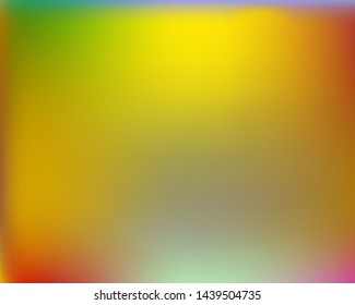 Inspiring colorful modern background. Vector illustration vintage. Clean backdrop with bright rainbow colors. Yellow easy editable and soft colored banner template.