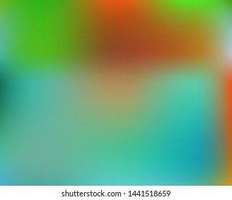 Inspiring colorful modern background. Vector illustration concept. Futuristic backdrop with bright rainbow colors. Blue easy editable and soft colored banner template.