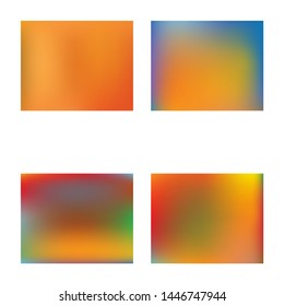 Inspiring colorful modern background. Vector illustration art. Fluid backdrop with bright rainbow colors. Orange easy editable and soft colored banner template.