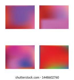 Inspiring colorful modern background. Vector illustration elements. Liquid backdrop with simple muffled colors. Red easy editable and soft colored banner template.