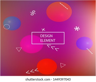 Inspiring colorful modern background. Vector illustration layout. Creative backdrop with simple muffled colors. Red easy editable and soft colored banner template.
