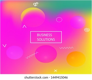 Inspiring colorful modern background. Vector illustration layout. Liquid backdrop with simple muffled colors. Pink easy editable and soft colored banner template.