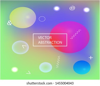 Inspiring colorful modern background. Vector illustration flyer. Colorful backdrop with simple muffled colors. Green easy editable and soft colored banner template.