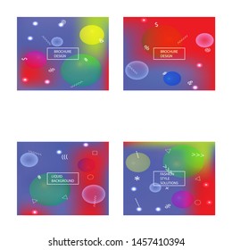 Inspiring colorful modern background. Vector illustration texture. Colorful backdrop with simple muffled colors. Blue easy editable and soft colored banner template.