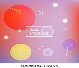 Inspiring colorful modern background. Vector illustration elements. Fluid backdrop with simple muffled colors. Violet easy editable and soft colored banner template.