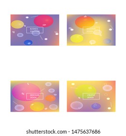 Inspiring colorful modern background. Vector illustration layout. Creative backdrop with simple muffled colors. Violet easy editable and soft colored banner template.