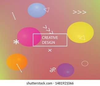 Inspiring colorful modern background. Vector illustration layout. Flat backdrop with simple muffled colors. Violet easy editable and soft colored banner template.
