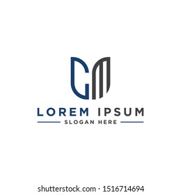 Inspiring company logo design from the initial letters to the CM logo icon. -Vectors