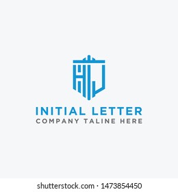 Inspiring company logo designs from the initial letters of the HJ logo icon. -Vectors
