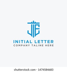 Inspiring company logo designs from the initial letters JE logo icon. -Vectors