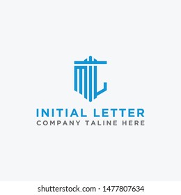 Inspiring company logo designs from the initial letters of the ML logo icon. -Vectors