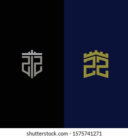 Inspiring company logo designs from the initial letters ZZ logo icon. -Vectors