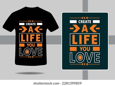 Inspiring Geometric t shirt design with bold and creative font styles t shirt design motivational quotes, modern t shirt design ideas