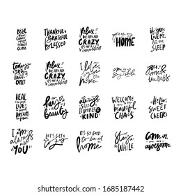 inspiring home decor sign. Hand lettering for your design