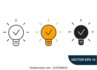 símbolos de iconos inspiradores elementos vectoriales para web infográfica