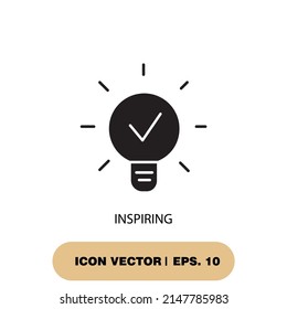 inspiring icons  symbol vector elements for infographic web