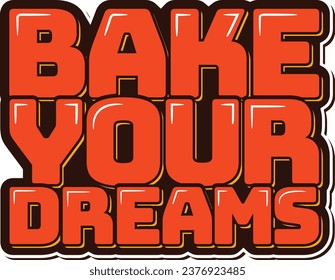 Una atractiva ilustración vectorial que te motiva a convertir tus sueños en realidad a través de la alegría de cocinar.
