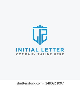 inspiring logo design, for companies from the initial letters of the LZ logo icon. -Vectors