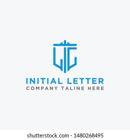 inspiring logo design, for companies from the initial letters of the LC logo icon. -Vectors