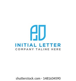 inspiring logo design, for companies from the initial letters of the PD logo icon. -Vectors