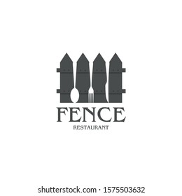 Inspiring logo design Spoons, forks, knives and fences for restaurant logos