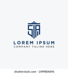 Inspiring logo designs for companies from the initial letters of the SA logo icon. -Vectors
