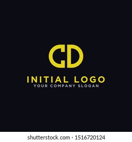 Inspiring logo designs for companies from the initial letters CD logo icon. -Vectors