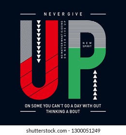 Inspiring motivation quote new spirit . Vector typography poster and t-shirt design concept,vector illustration