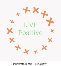 Inspiring phrase about positive life on light background. Motivational slogans for printing on clothing and mugs, objects. Positive calls for posters. Graphic design for t-shirts and hoodies.