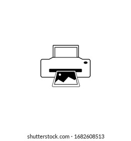 plantilla de diseño del logotipo de la impresora inspiradora, ilustración vectorial