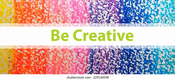 Inspiring quote on hand drawn pastel drawing.