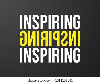 Inspiring typography black background for T-shirt and apparel graphics, poster, print, postcard