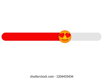 Insta Love level slider . Feedback emotions poll . Stories social activity  scale