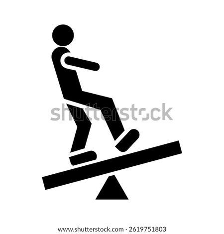 Instability Icon Element For Design