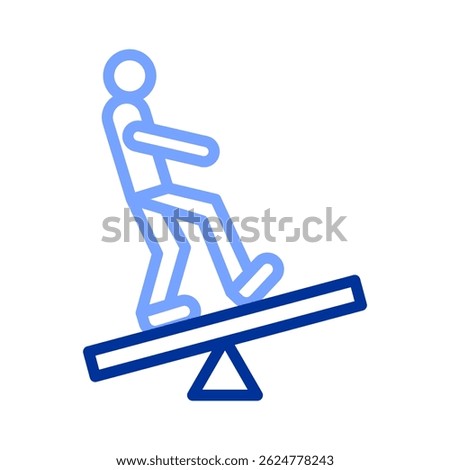 Instability Icon Element For Design