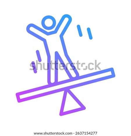 Instability Icon Element For Design