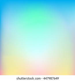 Colorful blurred  Hologram