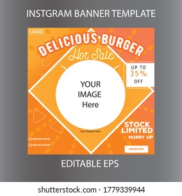 Instagram Banner Ads Design Template