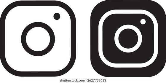  Instagram camera vector icon. photo camera sign, Instagram camera icon. Social media icons symbol, camera gradient icon,
