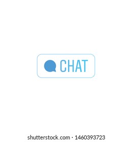 Instagram chat sticker. Social network frame button sticker modern simple vector icon for website design, mobile app, ui. Vector Illustration