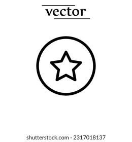 Instagram Close Friends Story Icon, Star Social Media Symbol Modern Simple Vector Icon For Web Site.