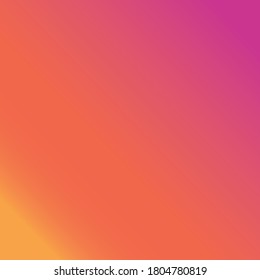 Instagram color palette, gradation for background or wallpaper. Pink, red, orange, yellow color palette