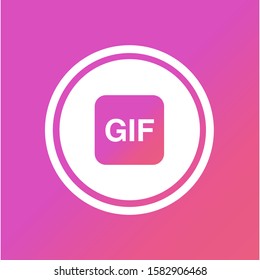 Instagram Create Mode Icon on Stories. Button, Gif Icon, Popular Social Media Button