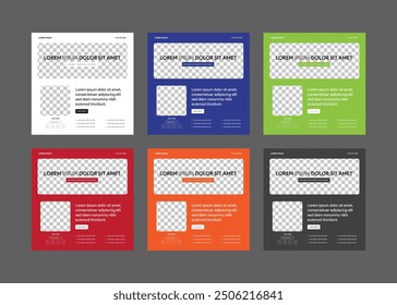 instagram creative portfolio business post template social media agency poster web design store shop shipping product shopping flat minimal design vector illustration templates mobilya mağaza nakliyat