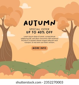 instagram feed design for autumn sale