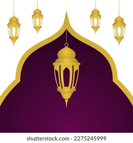 Instagram feed design with an Islamic theme