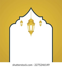 Instagram feed design with an Islamic theme