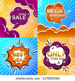 Instagram feed promotion with cartoon style